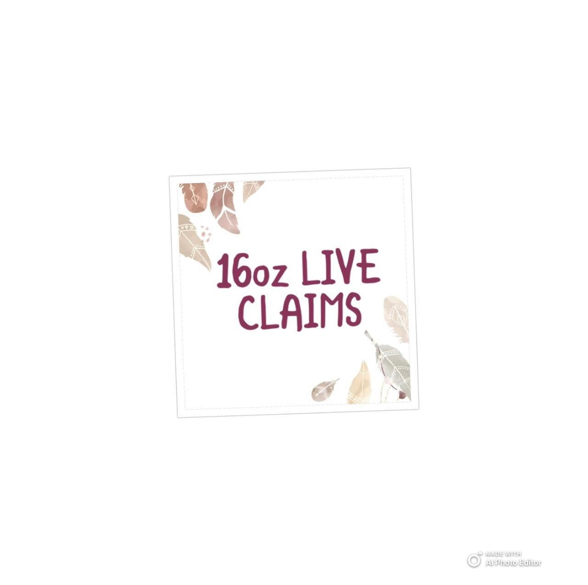 16oz live claims